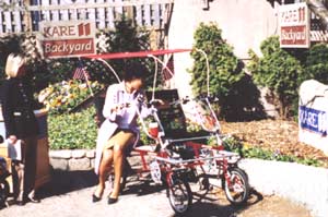 Blackbird Quadribent Bike at KARE Channel 11 Backyard, 2003