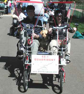 Biking with service dog