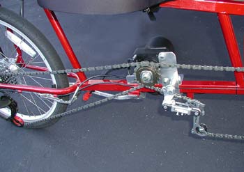 E-4 Mid-Drive Electric Motor for EZ-1 Recumbent bicycles