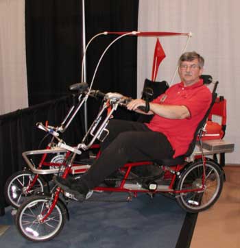 Minnesota Inventors Congress 2006 Jim Black on his Quadribent