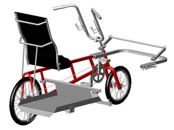 Cutaway view of the cargo platform